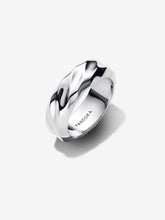 Large Wavy Ring - Silver - Pandora Ring