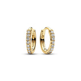 Sparkling Wrap Hoop Earrings | Pandora