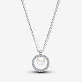 Pearl & Ring - Silver - Pandora Necklace