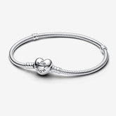 Moments Snake Mesh Heart Bracelet | Pandora