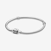 Pandora Moments Barrel Clasp Snake Mesh Bracelet | Pandora