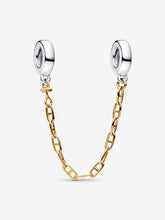Comfort Chain - Elongated - Silver & Gold - Charms - Pandora
