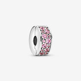 Pink Pavé Clip Charm | Pandora