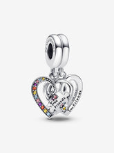 Double Heart - Friendship - Silver - Charms - Pandora
