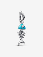 Turquoise Fishbone Pendant Charm | Pandora