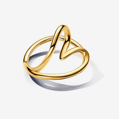 Organic Heart - Gold - Pandora Ring