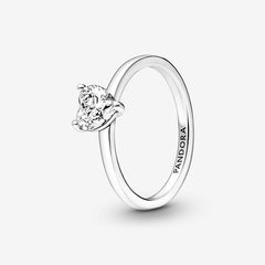 Sparkling Heart Solitaire Ring | Pandora