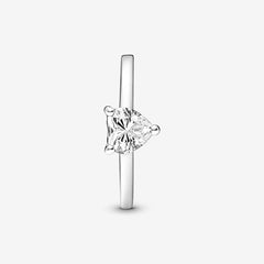 Sparkling Heart Solitaire Ring | Pandora