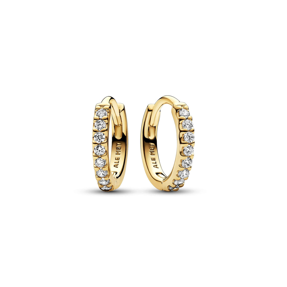 Sparkling Wrap Hoop Earrings | Pandora