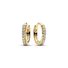 Sparkling Wrap Hoop Earrings | Pandora