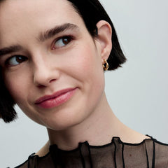 Creoles - Organic Shape - Gold - Pandora Earrings