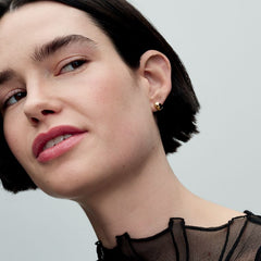 Studs - Organic Shape - Gold - Pandora Earrings