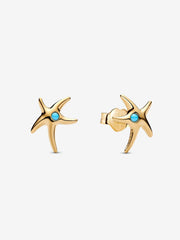 Starfish - Gold - Pandora Earrings