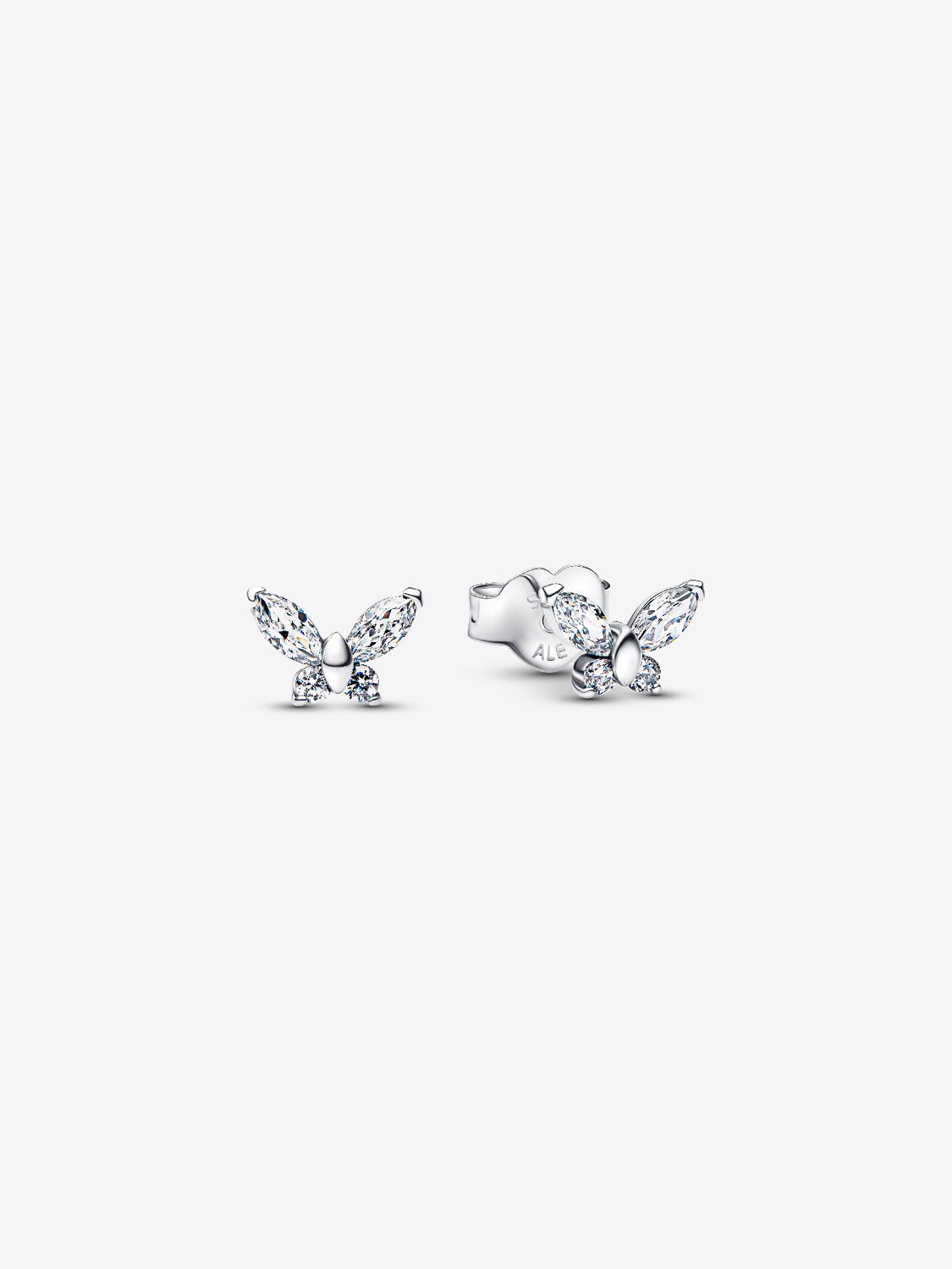 Glittering Butterfly Stud Earrings | Pandora