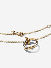 Organic Two-Tone Pendant - Gold - Pandora Necklace