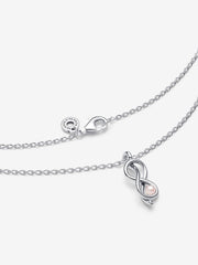Knot & Infinity- Silver - Pandora Necklace