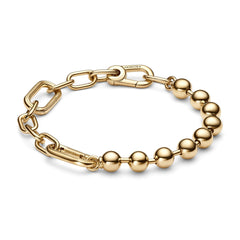 Metallic Bead Link Bracelet | Pandora