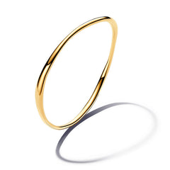 Gold Organic Bangle Bracelet – Pandora
