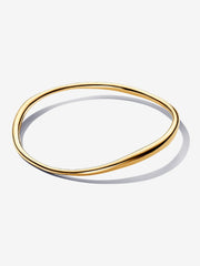 Gold Organic Bangle Bracelet – Pandora