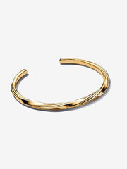 Bangle - Twisted - Golden - Pandora Bracelet