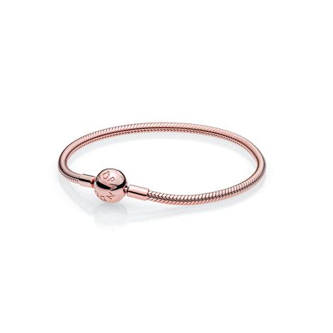 Moments Snake Mesh Bracelet Rose Gold | Pandora
