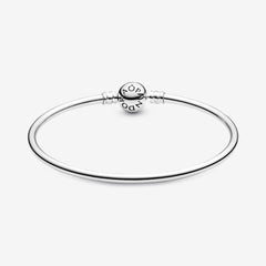 Logo Clasp Bangle Bracelet | Pandora