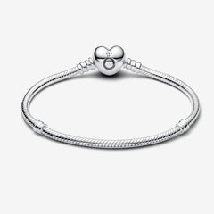 Moments Snake Mesh Heart Bracelet | Pandora