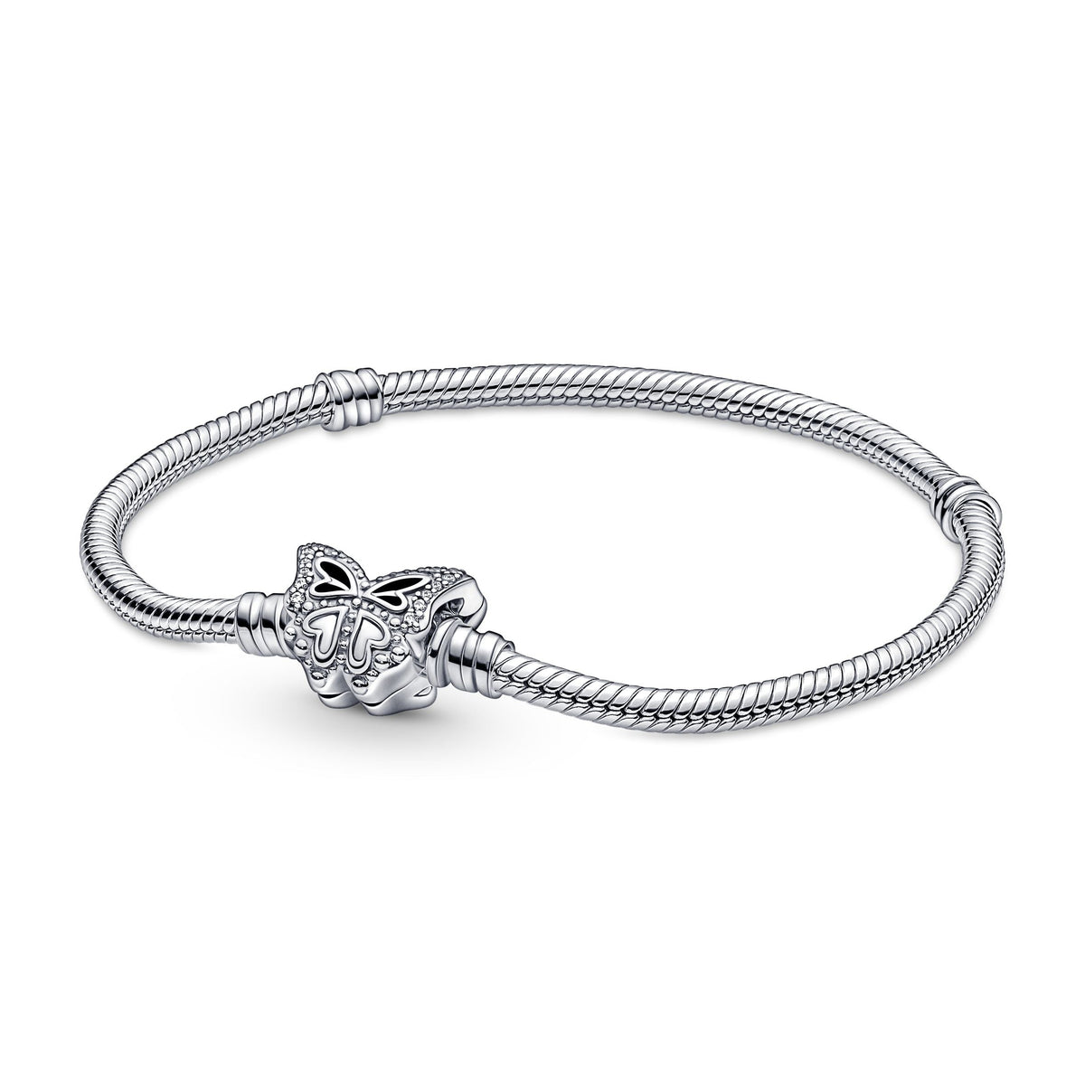 Pandora Moments Snake Mesh Bracelet with Butterfly Clasp | Pandora