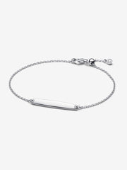 Engravable Bar Chain Bracelet | Pandora