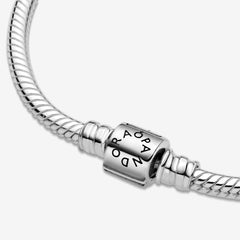 Pandora Moments Barrel Clasp Snake Mesh Bracelet | Pandora