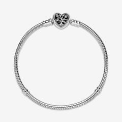 Snake Mesh Bracelet Heart Clasp Tree of Life | Pandora