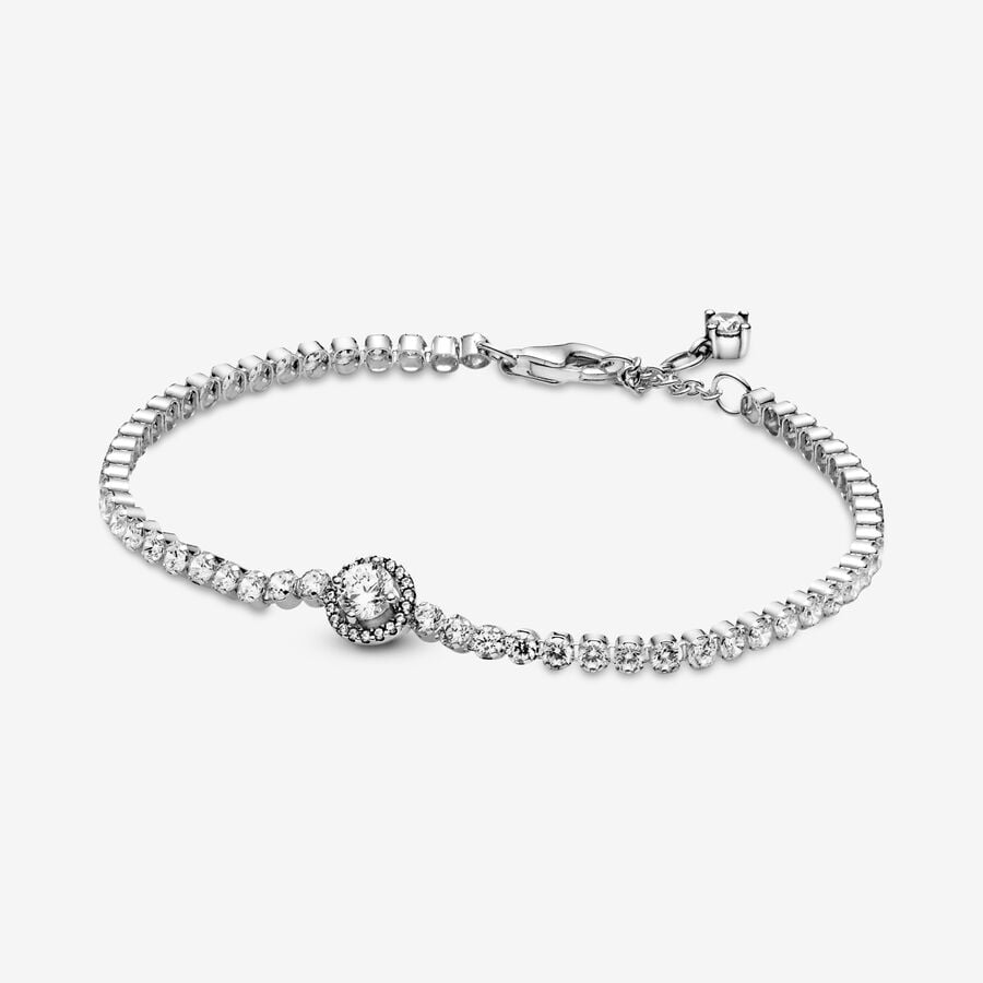 Sparkling Halo River Bracelet | Pandora