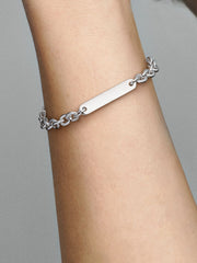 Engravable Bar Link Bracelet | Pandora