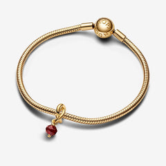 Circle of Eternity - Red - Gold - Pandora Charms