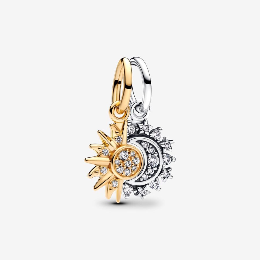 Separable Sun & Moon Pendant Charm | Pandora
