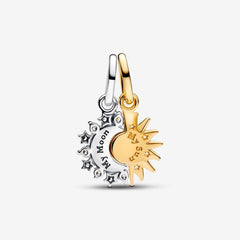 Separable Sun & Moon Pendant Charm | Pandora
