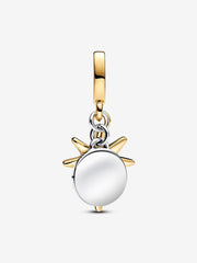 Engravable Polar Star Pendant Charm with Synthetic Diamond | Pandora