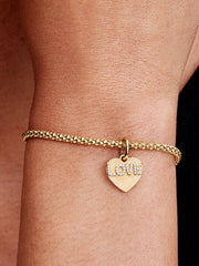 Heart - Love - Golden - Pandora Charms