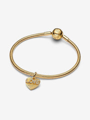 Heart - Love - Golden - Pandora Charms