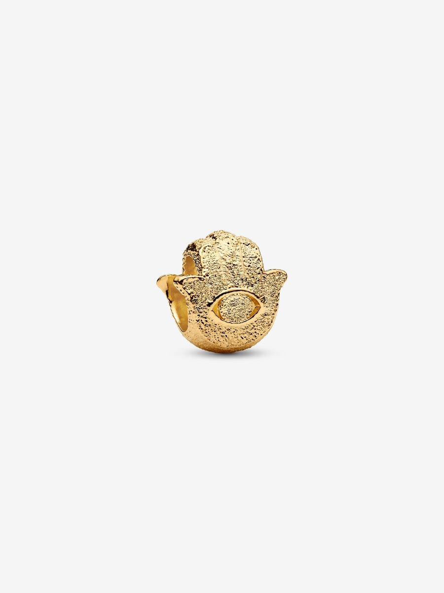 Mini Textured Hand of Fatma Charm | Pandora