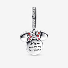 Disney Minnie silhouette double pendant charm | Pandora