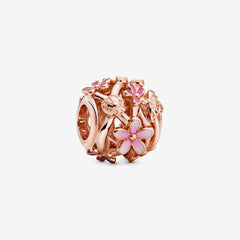 Openwork Pink Daisy Charm | Pandora