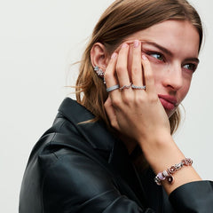 Matte Pink Murano Glass Charm | Pandora