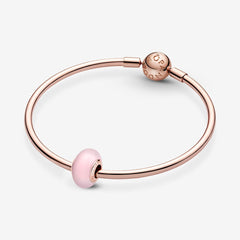 Matte Pink Murano Glass Charm | Pandora