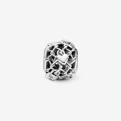 Openwork Chain Link Padlock Charm | Pandora