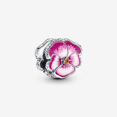 Pink Pansy Charm | Pandora