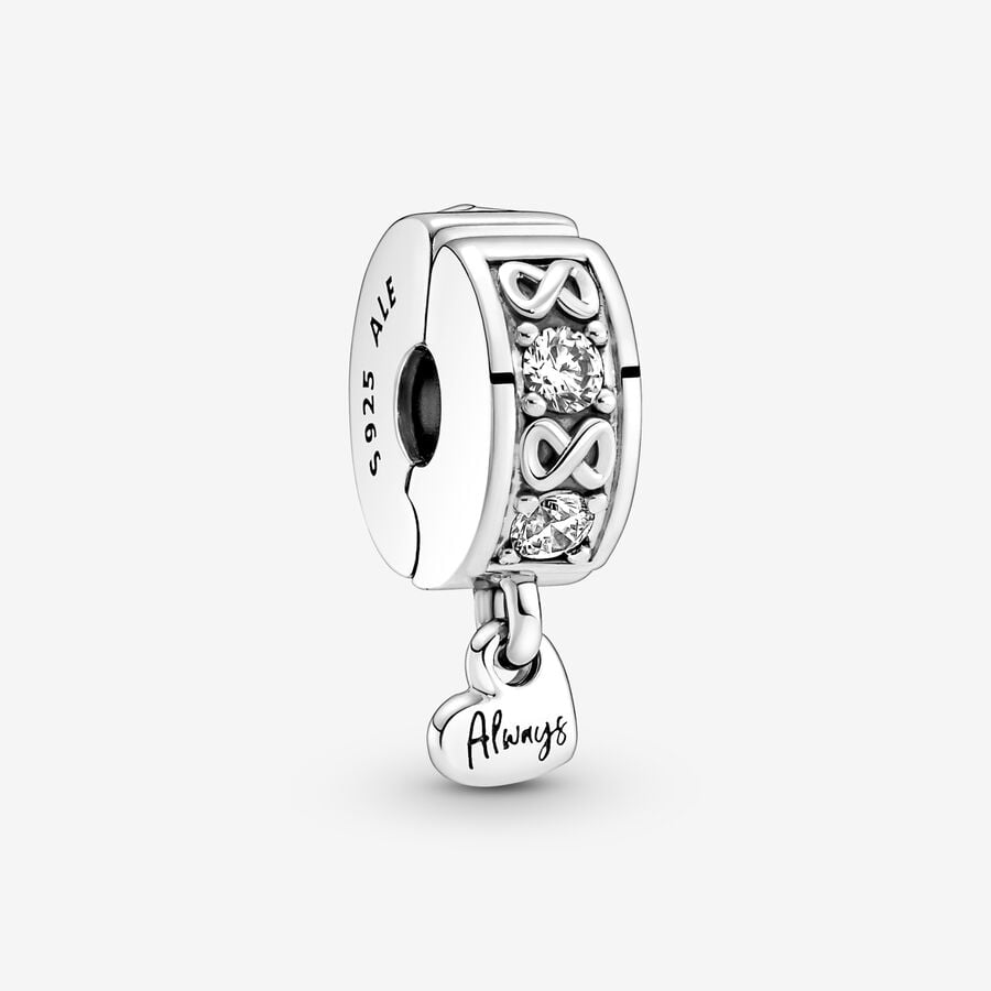 Charm Clip Pavé My Family Forever | Pandora