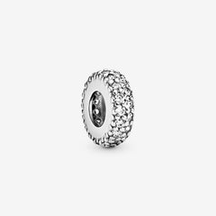Spacer - Sparkling - Silver - Pandora Charms