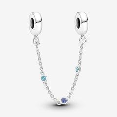 Comfort Chain - Blue - Silver - Charms - Pandora