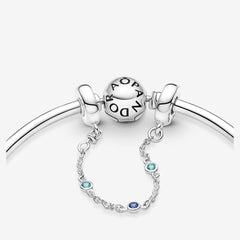 Comfort Chain - Blue - Silver - Charms - Pandora